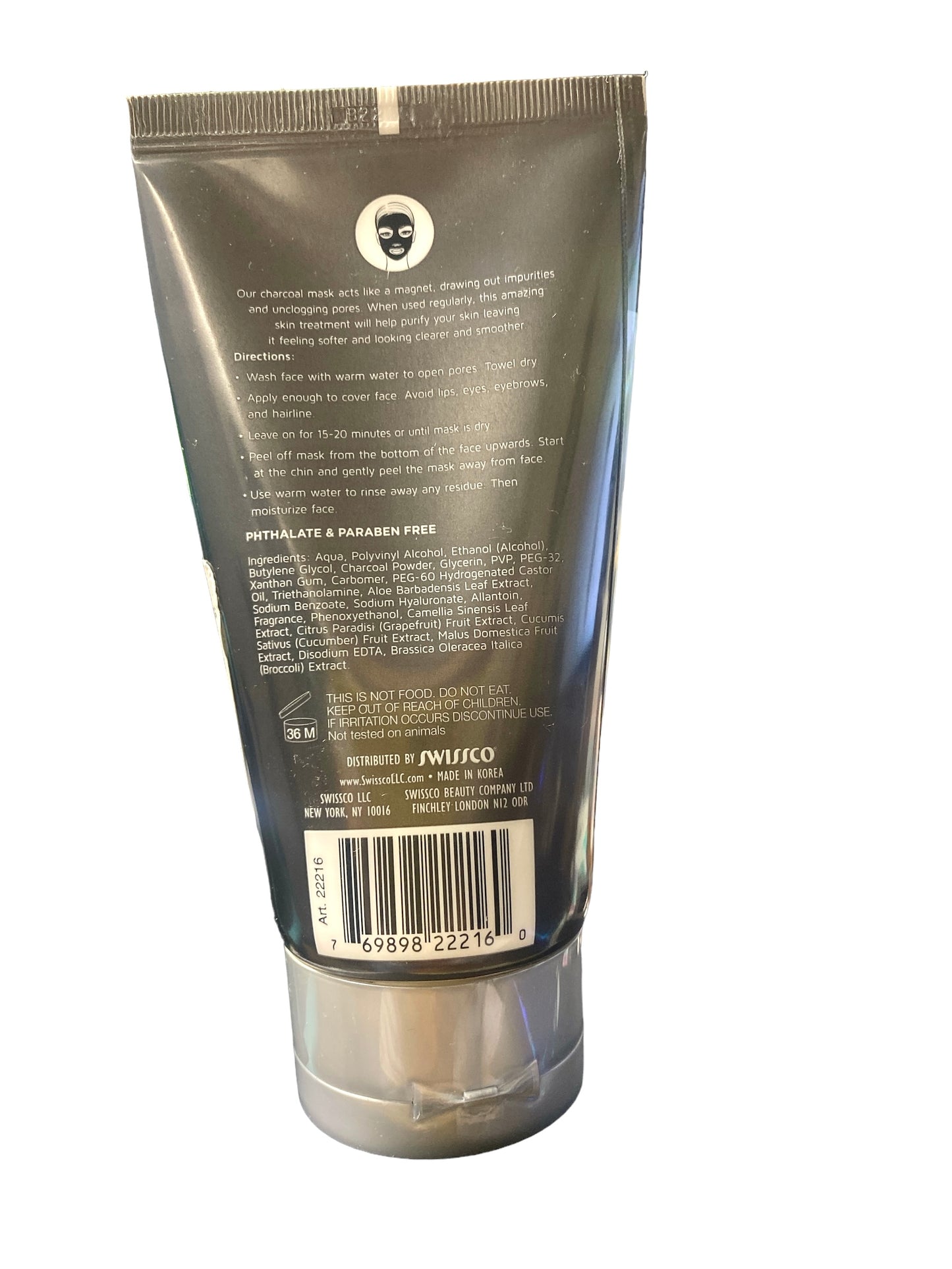 Precision Beauty Detoxifying Charcoal Peel-Off Mask, 5.07 oz - Removes Impurities & Blackheads - Fashions for Home