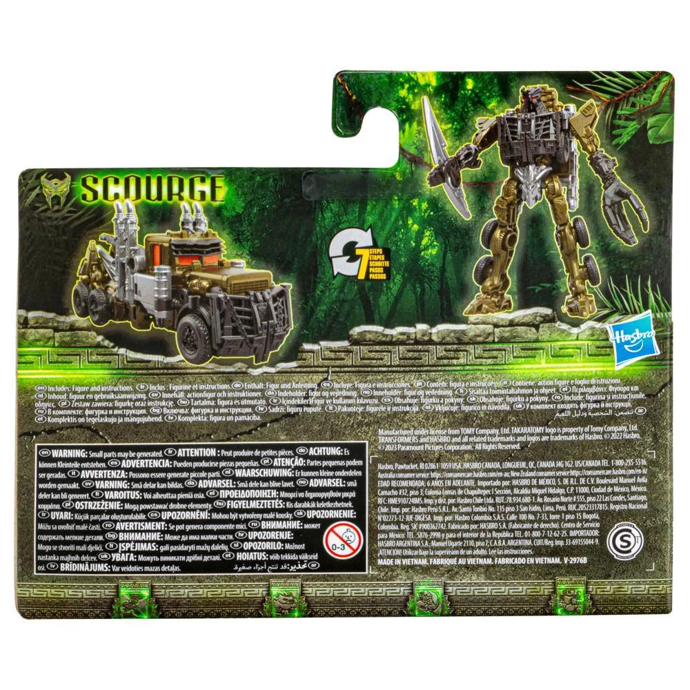 Transformers: Rise of the Beasts Movie, Beast Alliance, Battle Changers Scourge 4.5 inch Fashions for Home