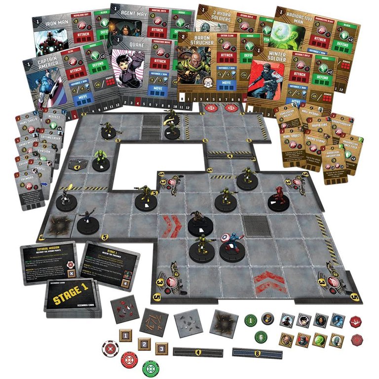 wizkids games marvel strike teams strategy game