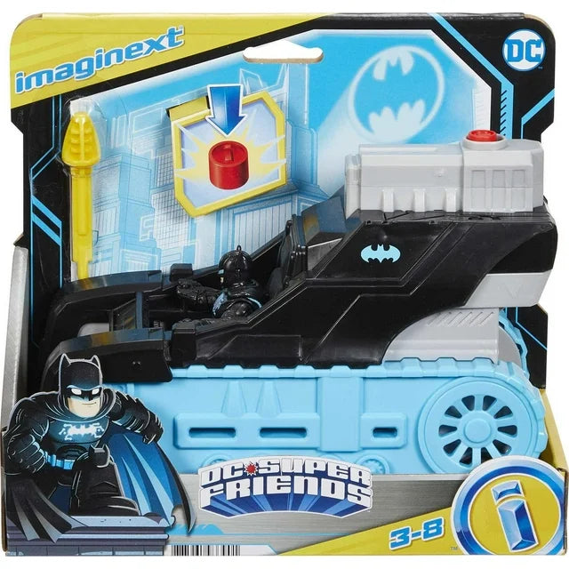 Imaginext DC Super Friends Bat-Tech Tank Vehicle with Lights & Batman Figure Set 3 Pieces - Fashions for Home