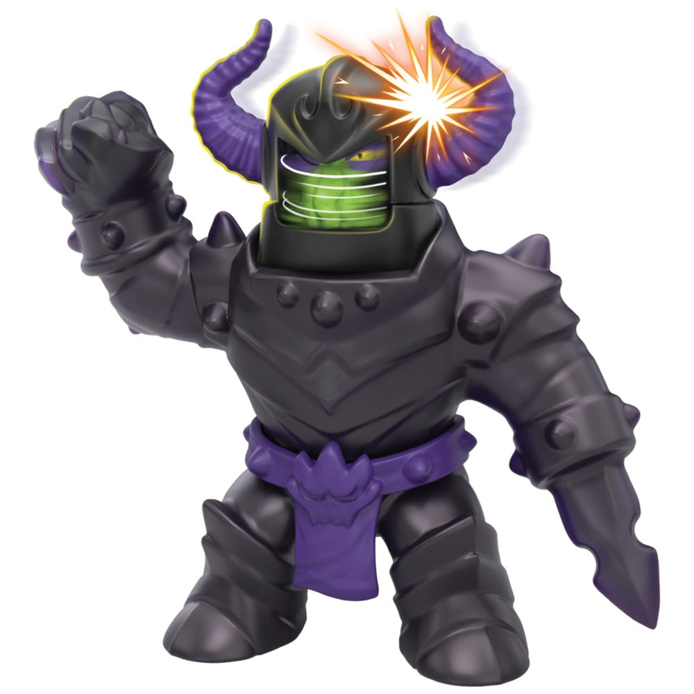 Heroes of Goo Jit Zu Stretch Strikers Black Knight Orbitox Action Figure (Ultra Rare! Stretchy!)