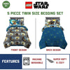 Lego Mandalorian 5 Piece Twin Size Bedding Super Soft Comforter and Sheet Set with Sham for Kids