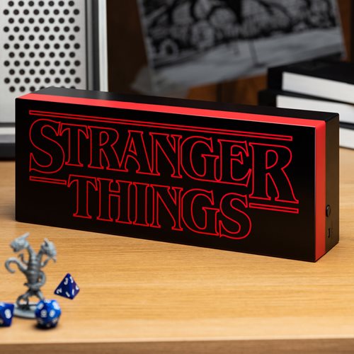 Paladone Stranger Things Logo Light with 2 Light Modes, Stranger Things Glowing Sign Decor and Gift, Officially Licensed Merchandise