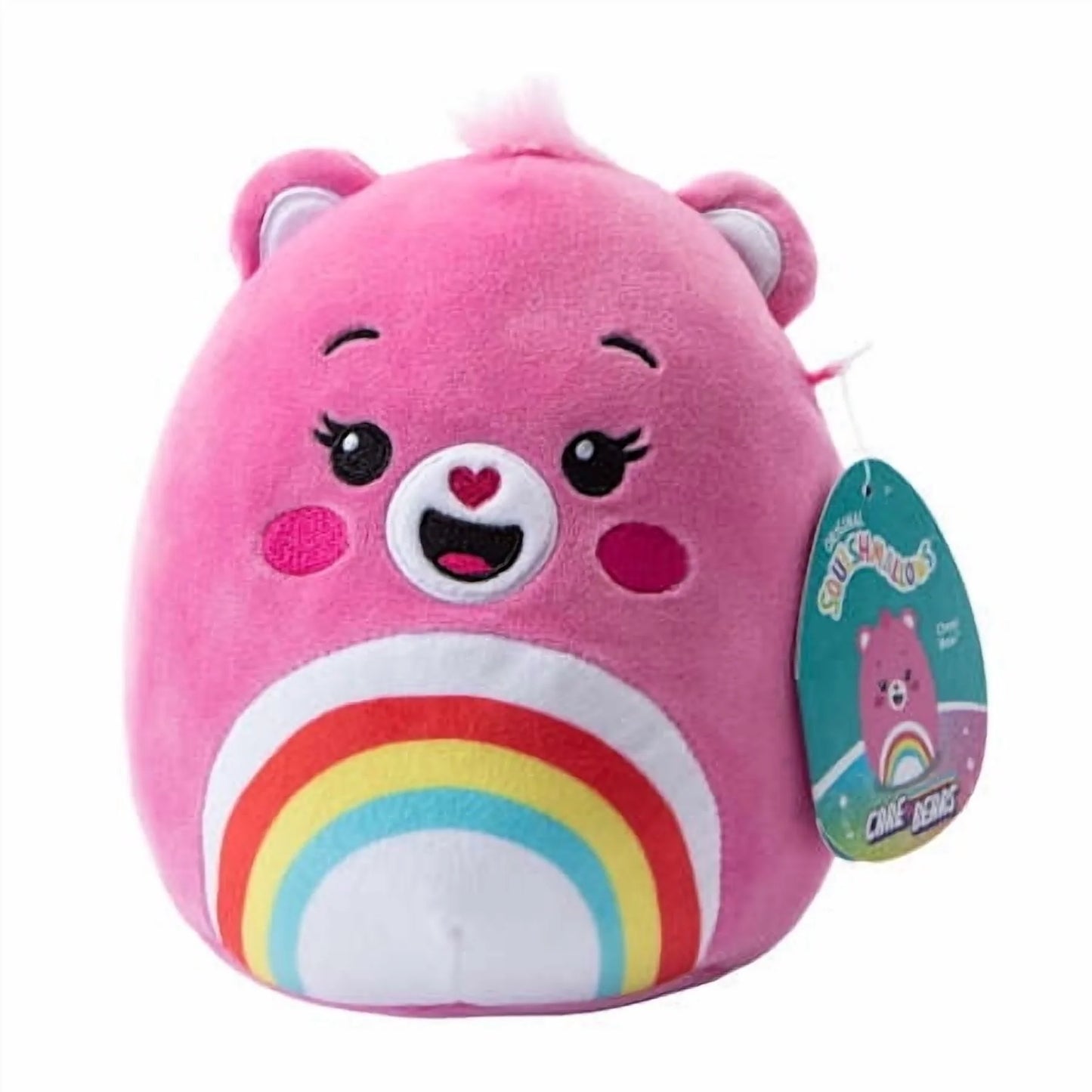 Squishmallows 6" Care Bears Cheer Bear Fashions for Home