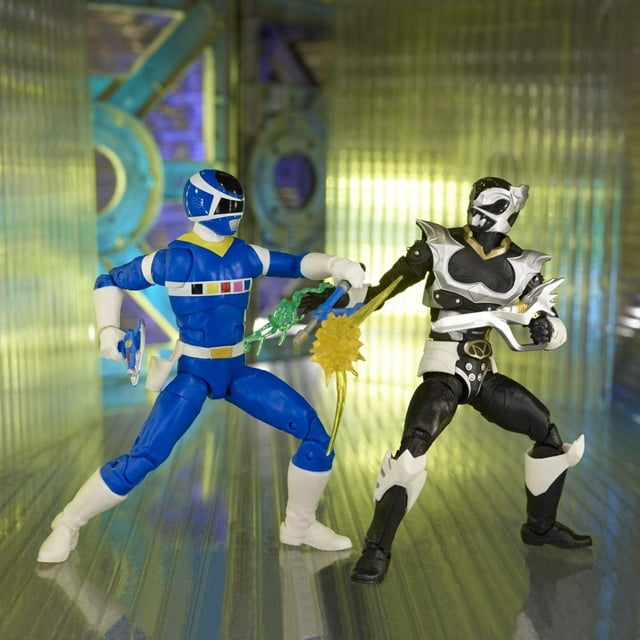 Power Rangers Lightning Collection in Space Blue Ranger Vs. Silver Psycho Ranger - Fashions for Home