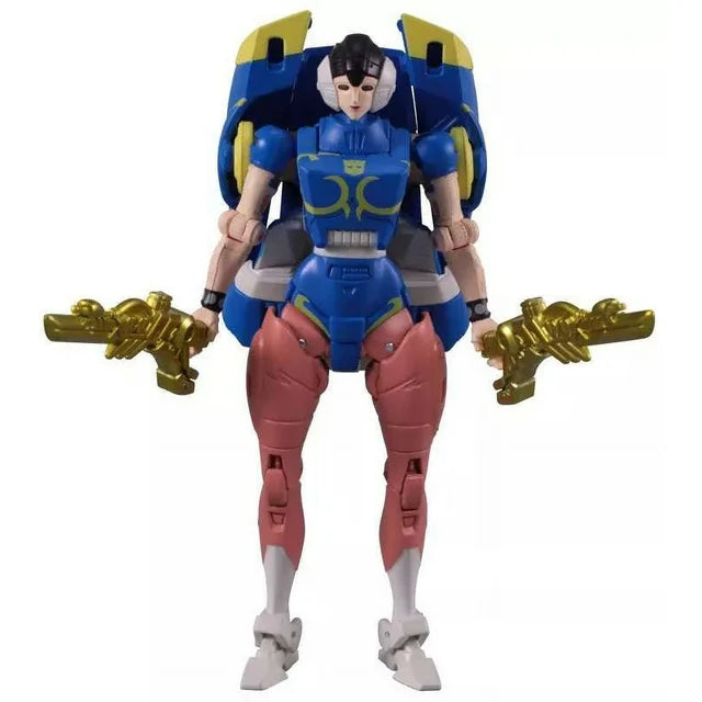 Transformers x Street Fighter II Collaborative Street Fighter II Mash-Up Autobot Hot Rod Ken vs. Arcee Chun-Li Action Figure 2-Pack Fashions for Home