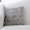 Decorative Light Gray and Gold Chenille Throw Pillow