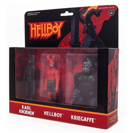 ReAction Hellboy Series 2 Karl Kroenen Hellboy & Kriegaffe Action Figure 3-Pack