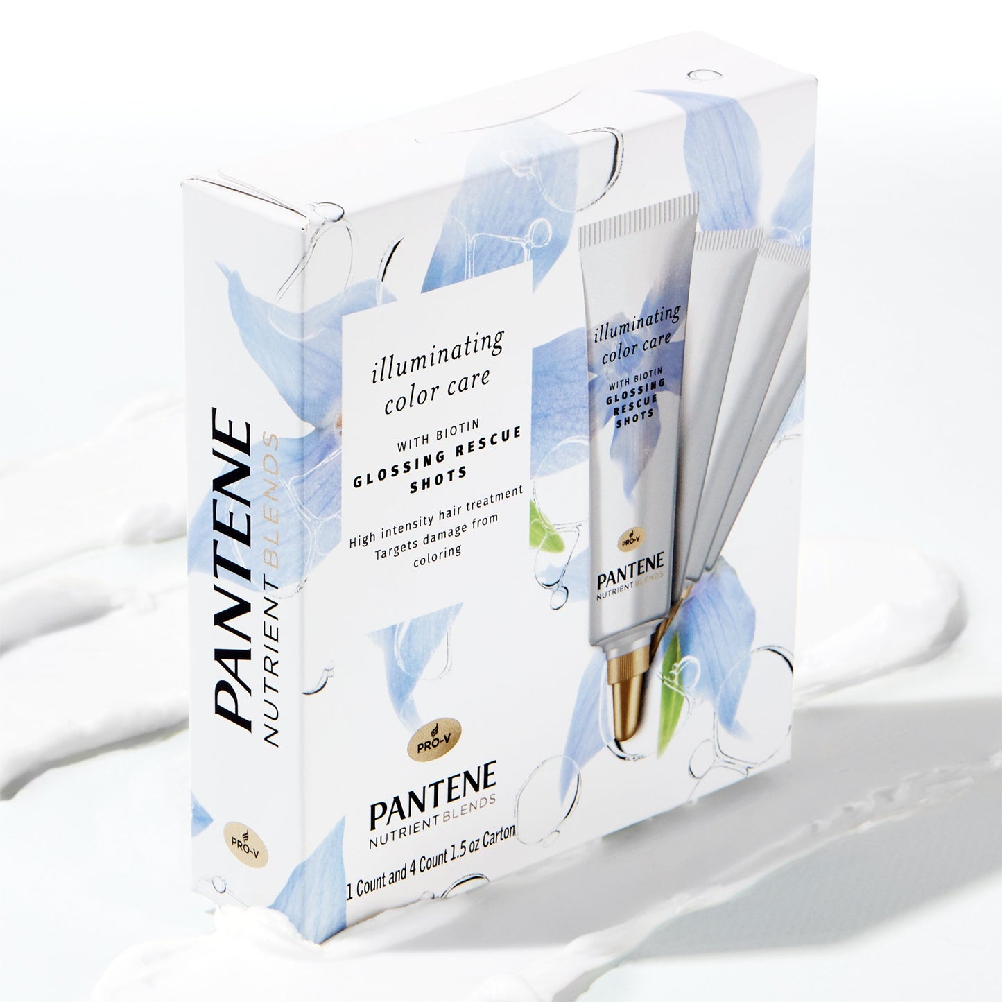 Pantene Pro-V Nutrient Blends Biotin Color Protection Repairing Hair Treatment 0.5 fl oz Travel Size 4 Piece