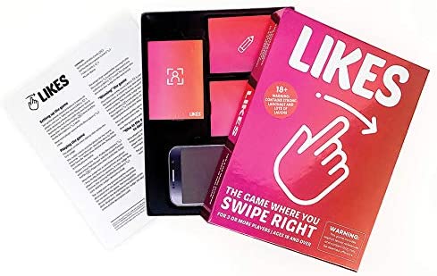 Likes Card Game by Outset Media - The Game Where You Swipe Right - Create Hilarious Dating Profiles - Ages 18 and Up Fashions for Home