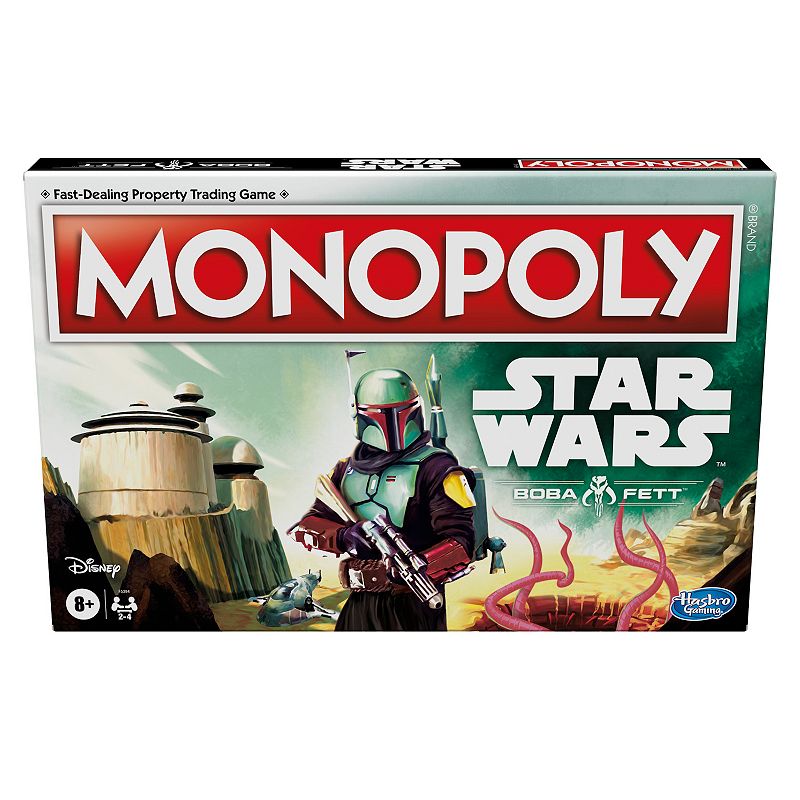 monopoly star wars boba fett edition board game for kids ages 8 and up