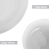 Miibox White Dinnerware Set, 20-Piece Service For 4