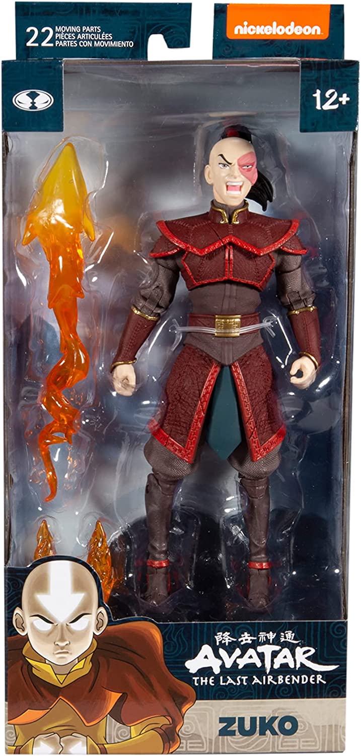 Avatar: The Last Airbender McFarlane Toys Prince Zuko Action Figure Set 5 Pieces McFarlane Toys