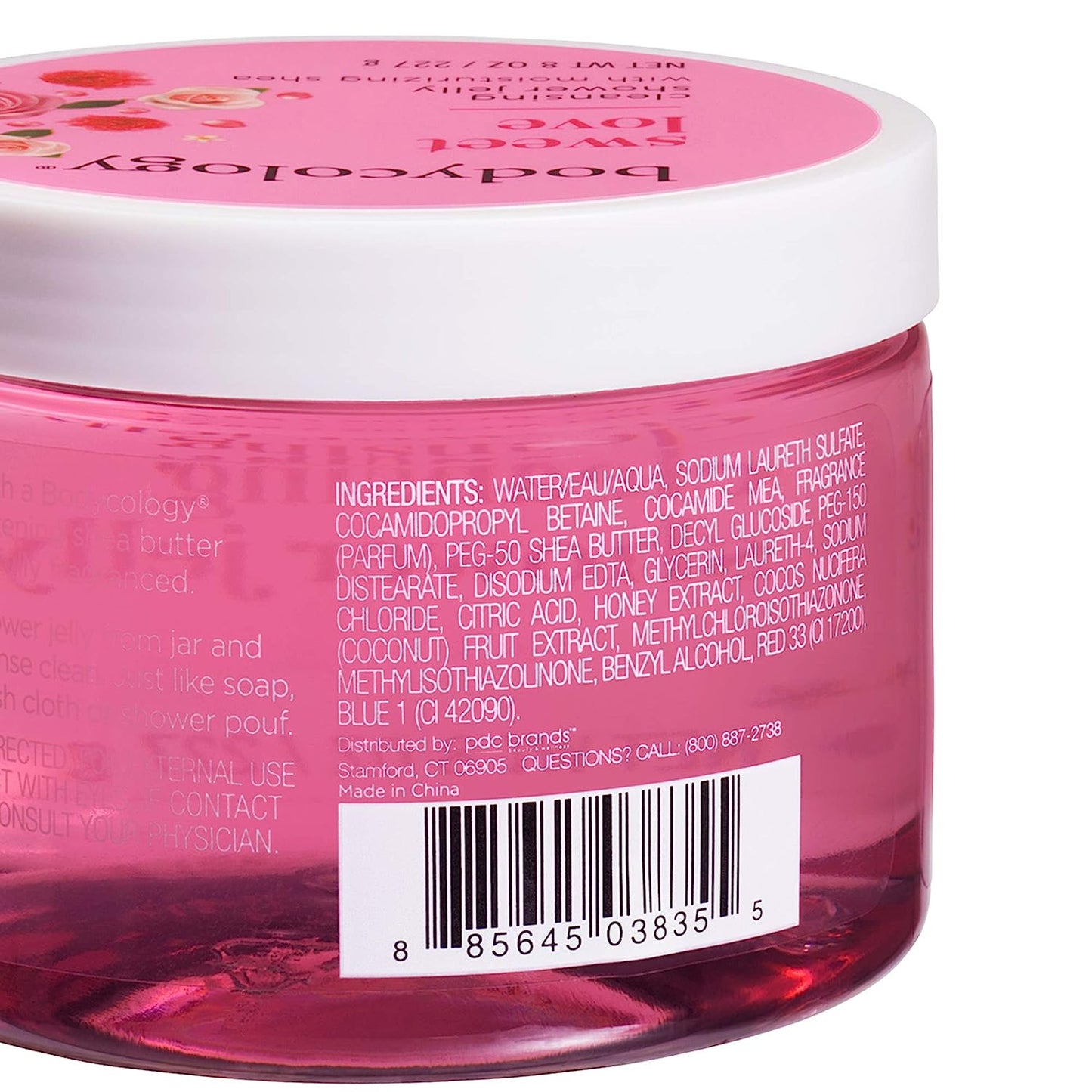 Bodycology Sweet Love Shower Jelly - Gentle Cleanser - 8 oz