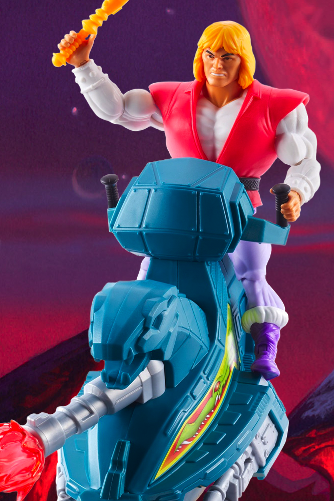 Masters of The Universe Origins Prince Adam Sky Sled action figure IN Box Mattel