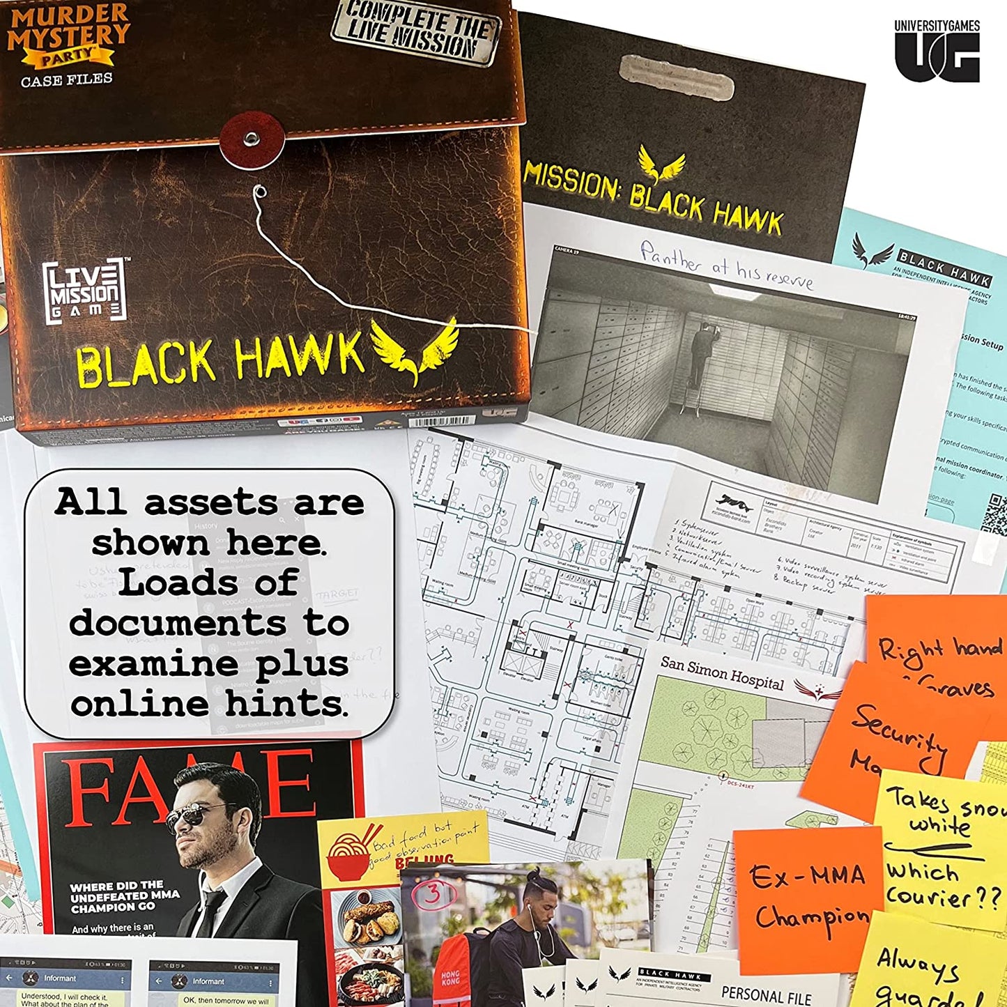 mission black hawk live mission case file from university games use whatsapp or telegram apps to control field agents stop the cartel and divert the funds real time bank heist
