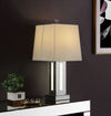 ACME Noralie Table Lamp, Mirrored & Faux Stones 40223