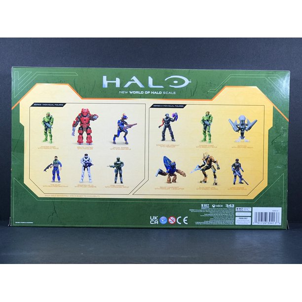 Halo Infinite Jackal Sniper, Master Chief & Spartan Mk VII Action Figure 3-Pack