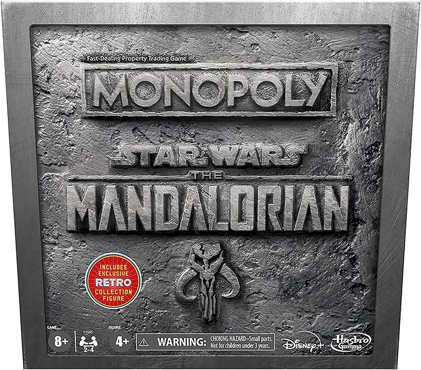 hsbro star wars the mandalorian monopoly collectors edition with retro remnant stormtrooper action figure