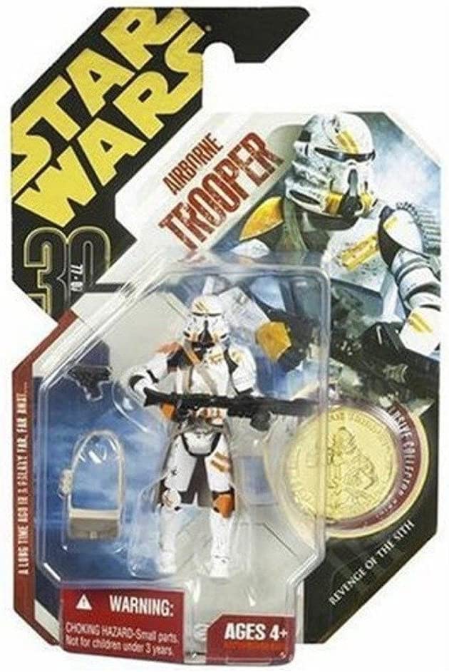 STAR WARS Airborne Trooper Gold Coin Galactic Hunt Chase Figure Fashions for Home