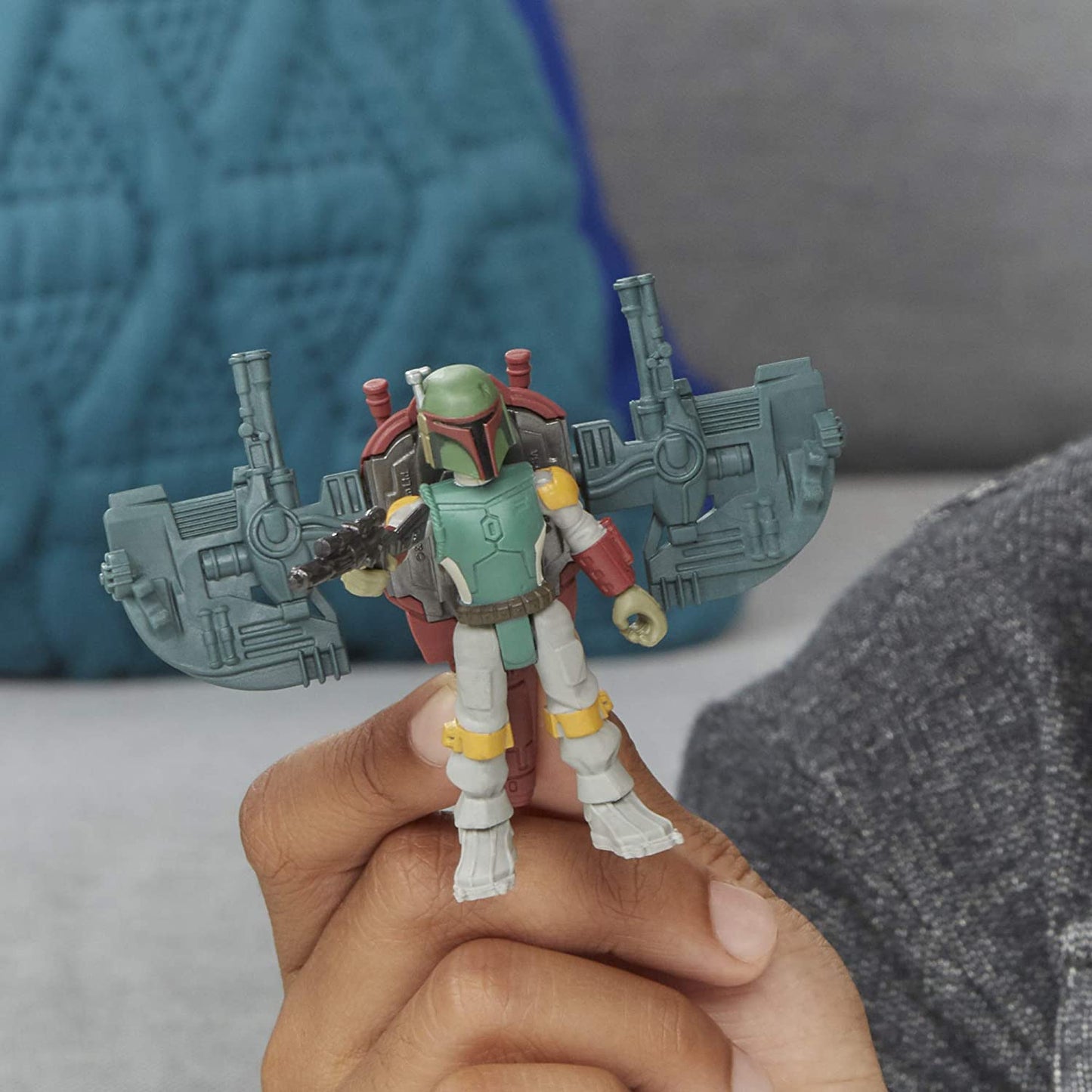 Star Wars Mission Fleet Gear Class Boba Fett Capture in The Clouds 2.5-Inch-Scale Figure and Vehicle, Toys for Kids Ages 4 and Up Fashions for Home