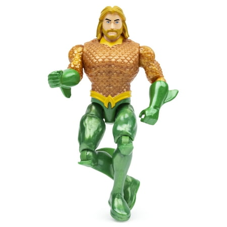 DC Comics 4-Inch AQUAMAN Action Figure with 3 Mystery Accessories Adventure 2