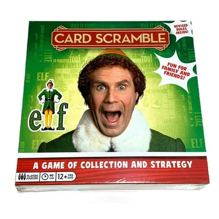 elf card scramble game of collection strategy board game christmas holiday