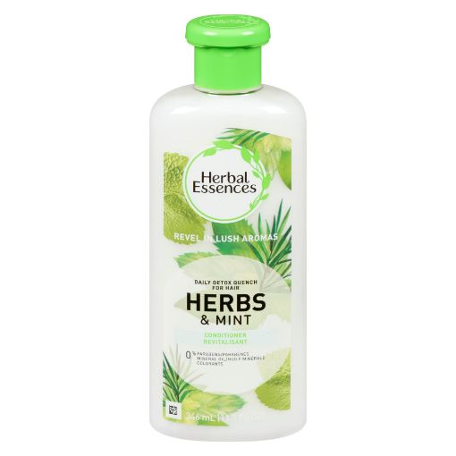 HERBAL ESSENCES DAILY DETOX QUENCH HERBS and MINT CONDITIONER 346ML (11.7 Fl Oz)