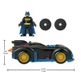 Imaginext DC Super Friends Shake & Spin Batmobile and Batman Figure Set, 4 Pieces