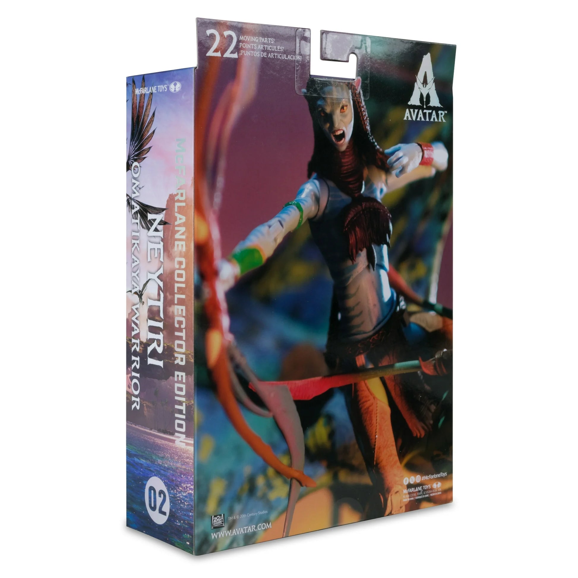 Avatar: Fire and Ash Neytiri (Omatikaya Warrior) 7" Action Figure Collector Edition - McFarlane Toys Fashions for Home