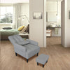 Redde Boo modern living room leisure sofa chair design gray fabric home adjustable cozy soft chair