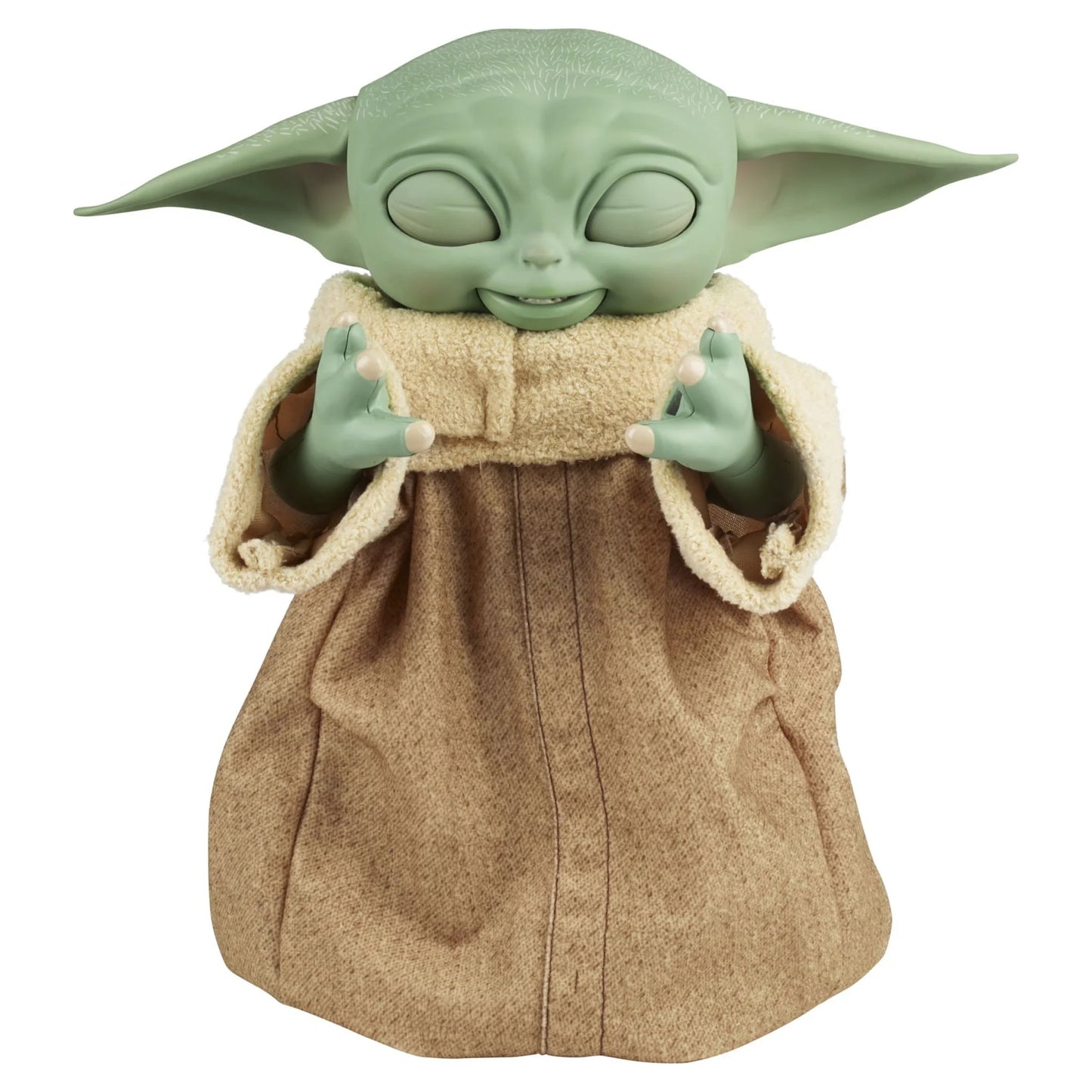 Star Wars The Mandalorian Galactic Snackin' Grogu Animatronic Action Figure, 40+ Sounds and Motions Fashions for Home