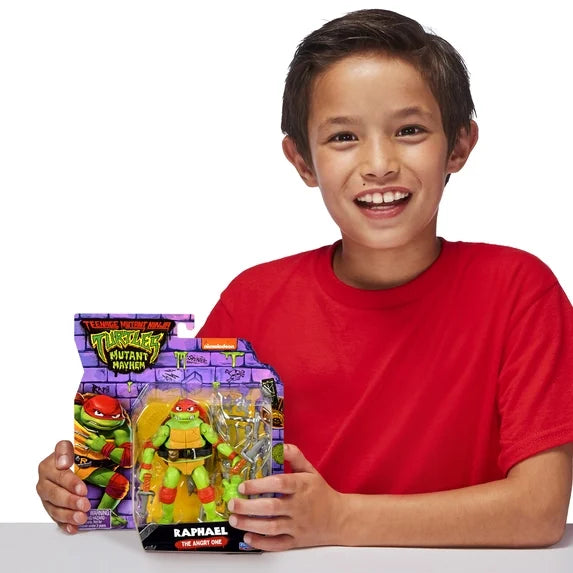 Teenage Mutant Ninja Turtles: Mutant Mayhem 4.65” Raphael Basic Action Figure by Playmates Toys Fashions for Home
