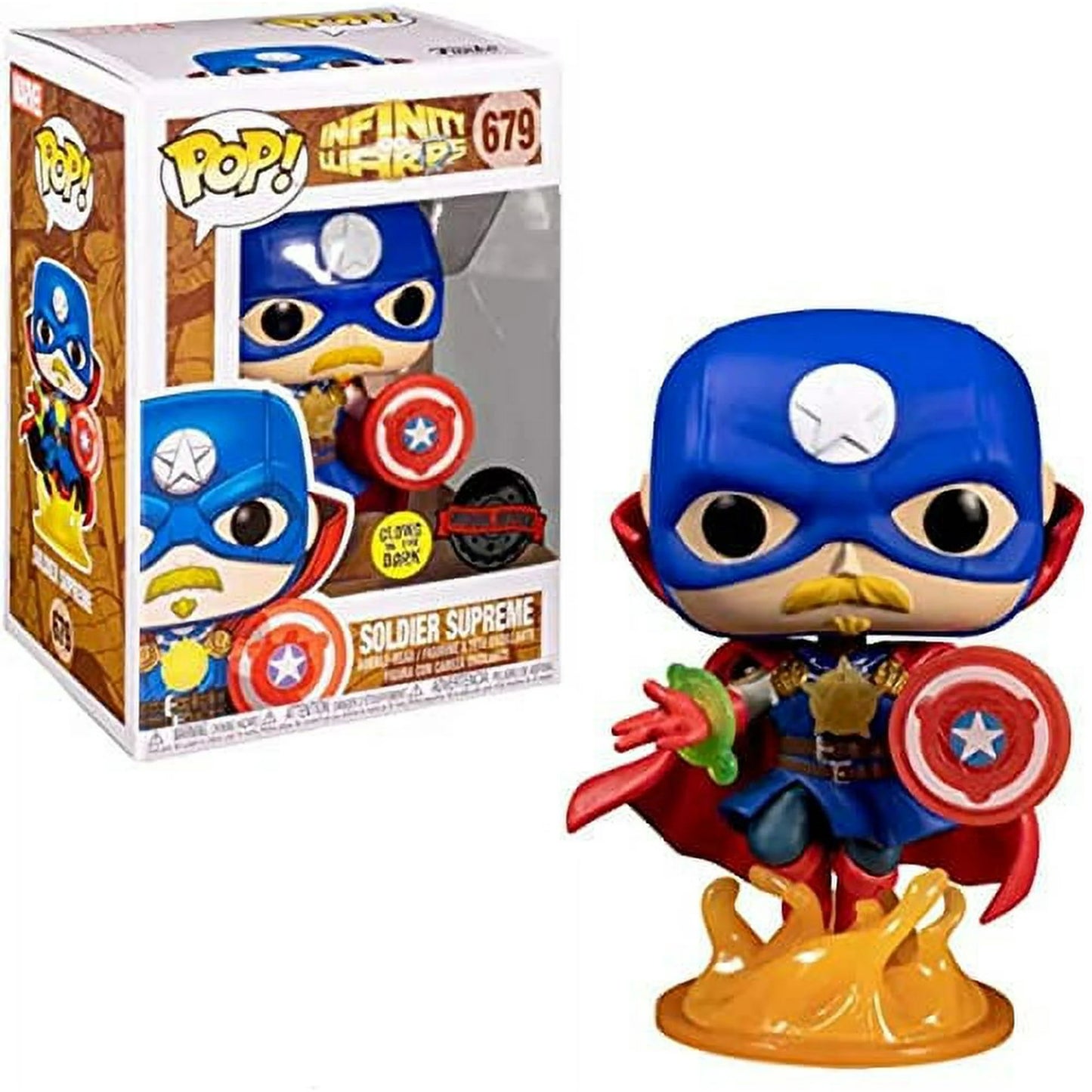 Funko Pop! Infinity Warps Soldier Supreme Bubble-Head Figure Vinyl New with Box