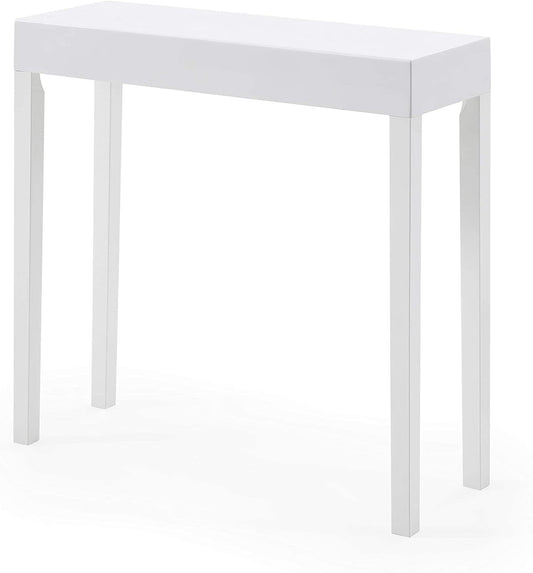 Modern Amy Console Table, Sofa Table, White