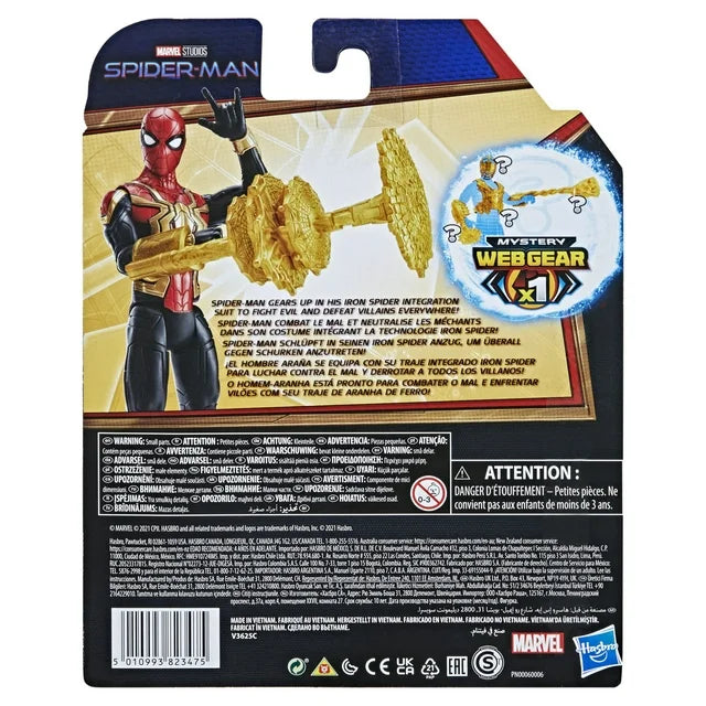 Marvel Spider-Man Mystery Web Gear Iron Spider Integrated Suit