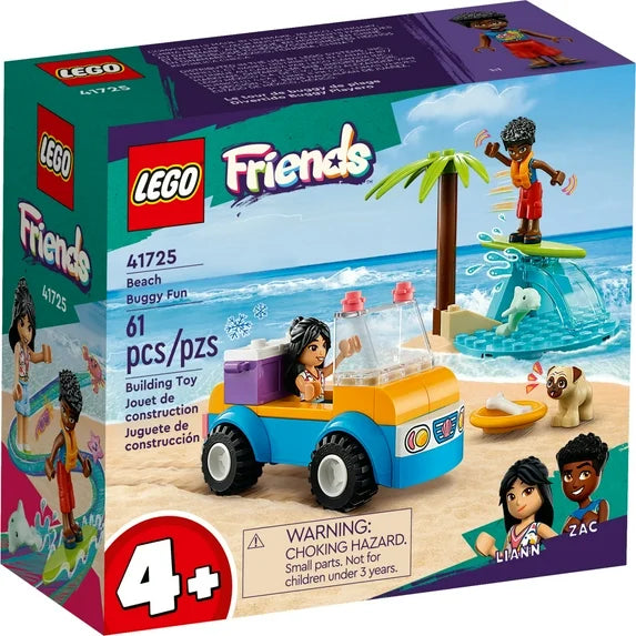 LEGO Friends Beach Buggy Fun Building Toy Set, Creative Fun for Toddlers Ages 4+, Includes 2 Mini-Dolls, a Pet Dog and Dolphin figures, a Beach Buggy Toy Car and Accessories for Creative Play, 41725 Fashions for Home