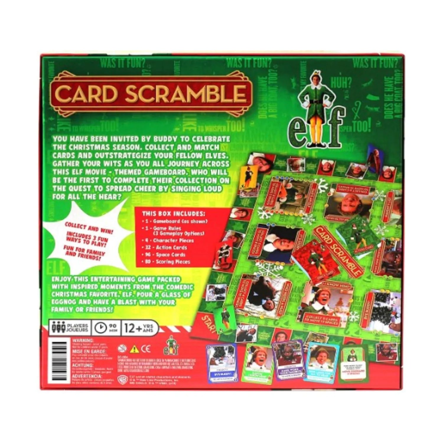 Elf Card Scramble Game Of Collection & Strategy Board Game Christmas Holiday Fashions for Home