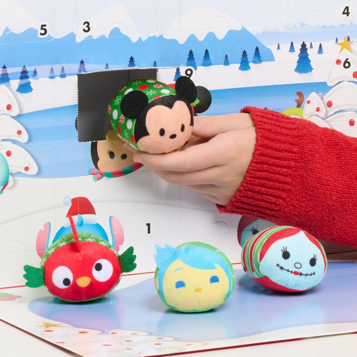 Disney Tsum Tsum Advent Calendar, Collectible Holiday 3 inch Plush, for Kids Ages 5 and up - Fashions for Home