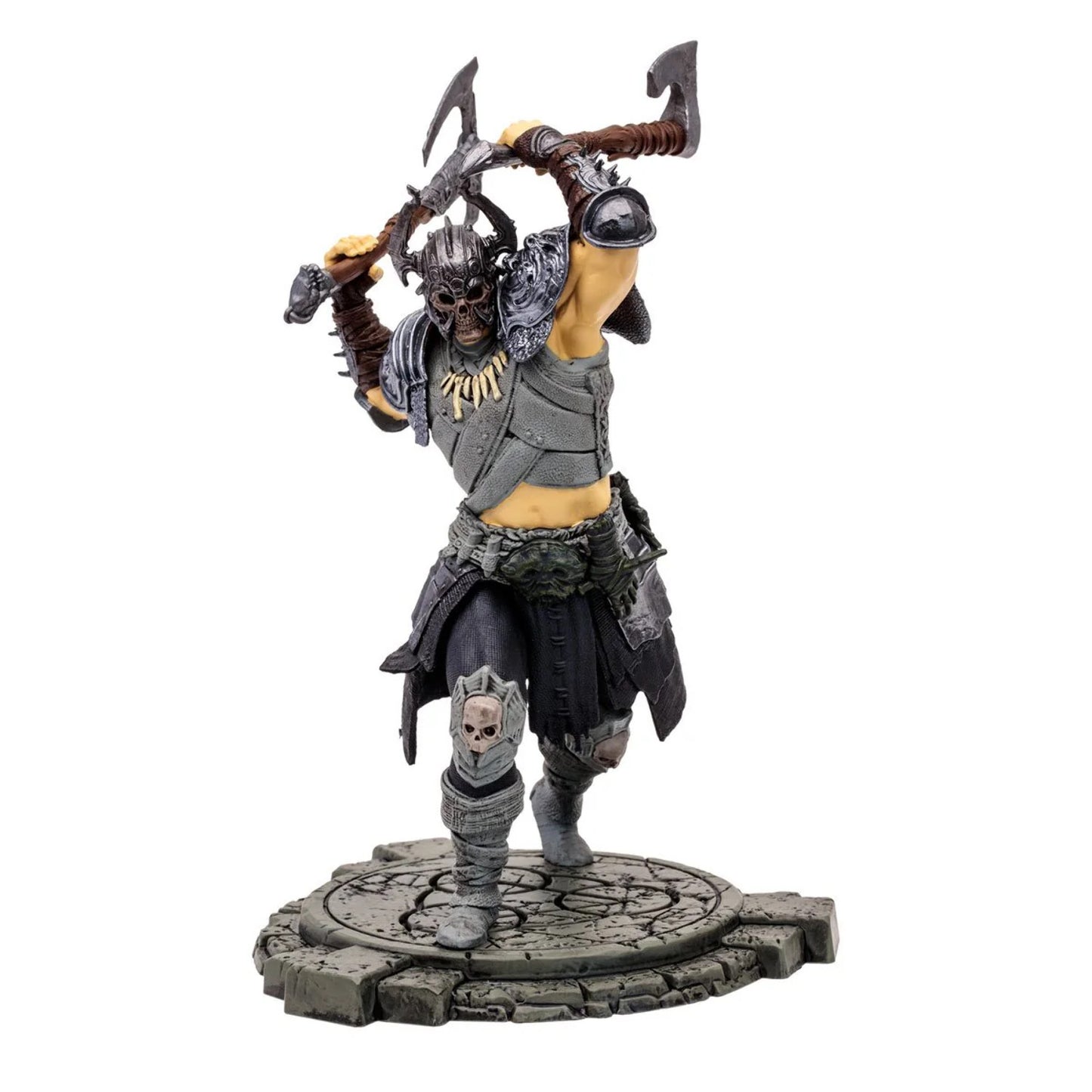 McFarlane Toys Diablo IV Barbarian 6-Inch 1:12 Scale Action Figure with Interchangeable Head, 4 Weapons, Display Base, and Mystery Weapon (Epic) McFarlane Toys