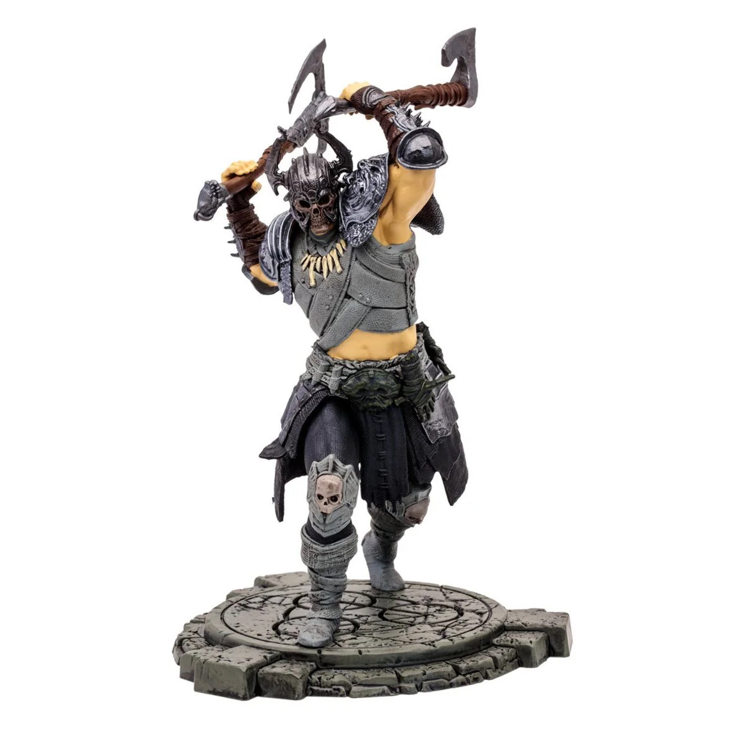 McFarlane Toys Diablo IV Barbarian 6-Inch 1:12 Scale Action Figure with Interchangeable Head, 4 Weapons, Display Base, and Mystery Weapon (Epic) McFarlane Toys