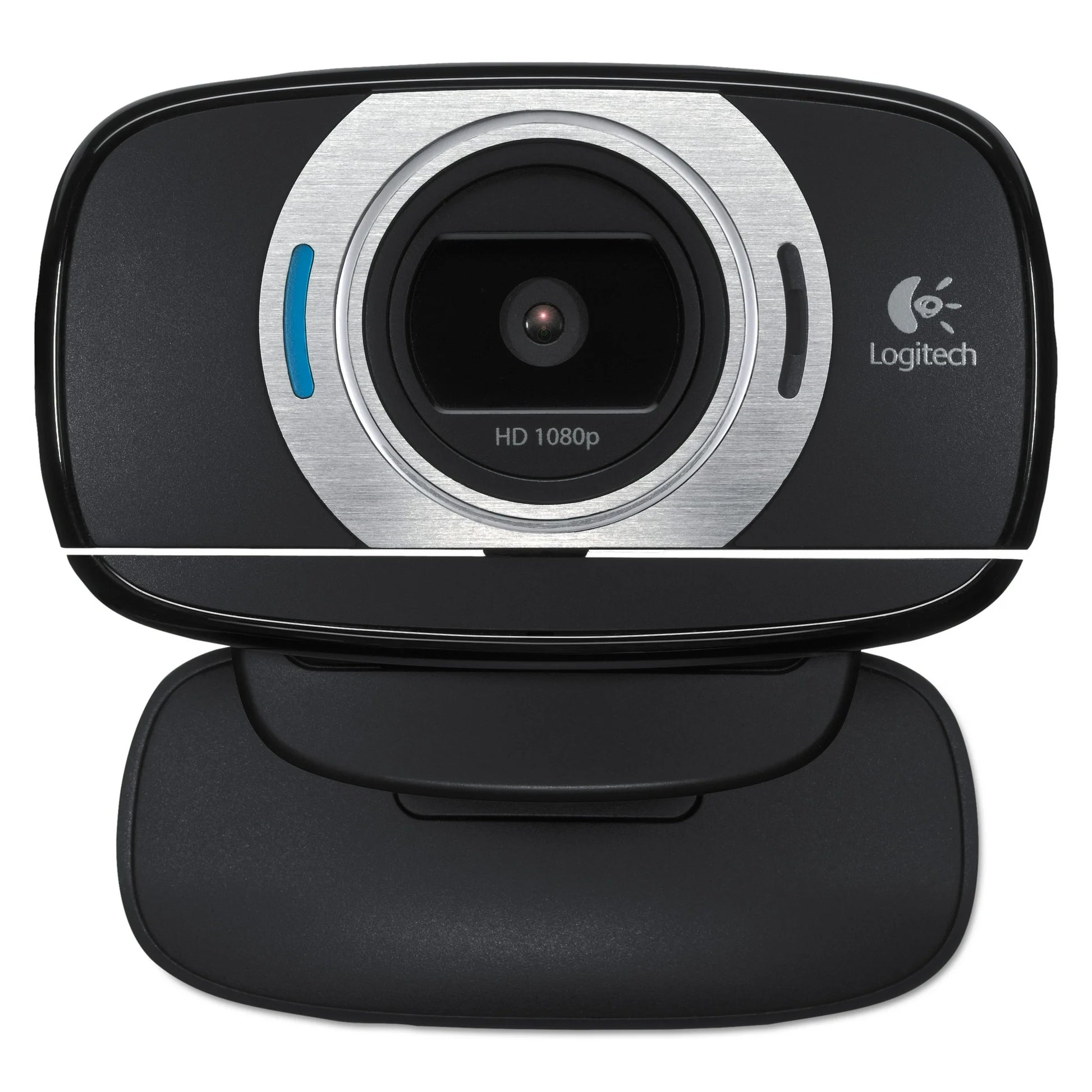 Logitech HD Laptop Webcam C615 with Fold-and-Go Design, 360-Degree Swivel, 1080p Camera Fashions for Home
