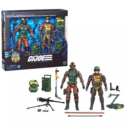GI Joe Classified Series Roadblock, Tripwire & M.A.C.L.E.O.D Action Figure Set (Tiger Force) Fashions for Home