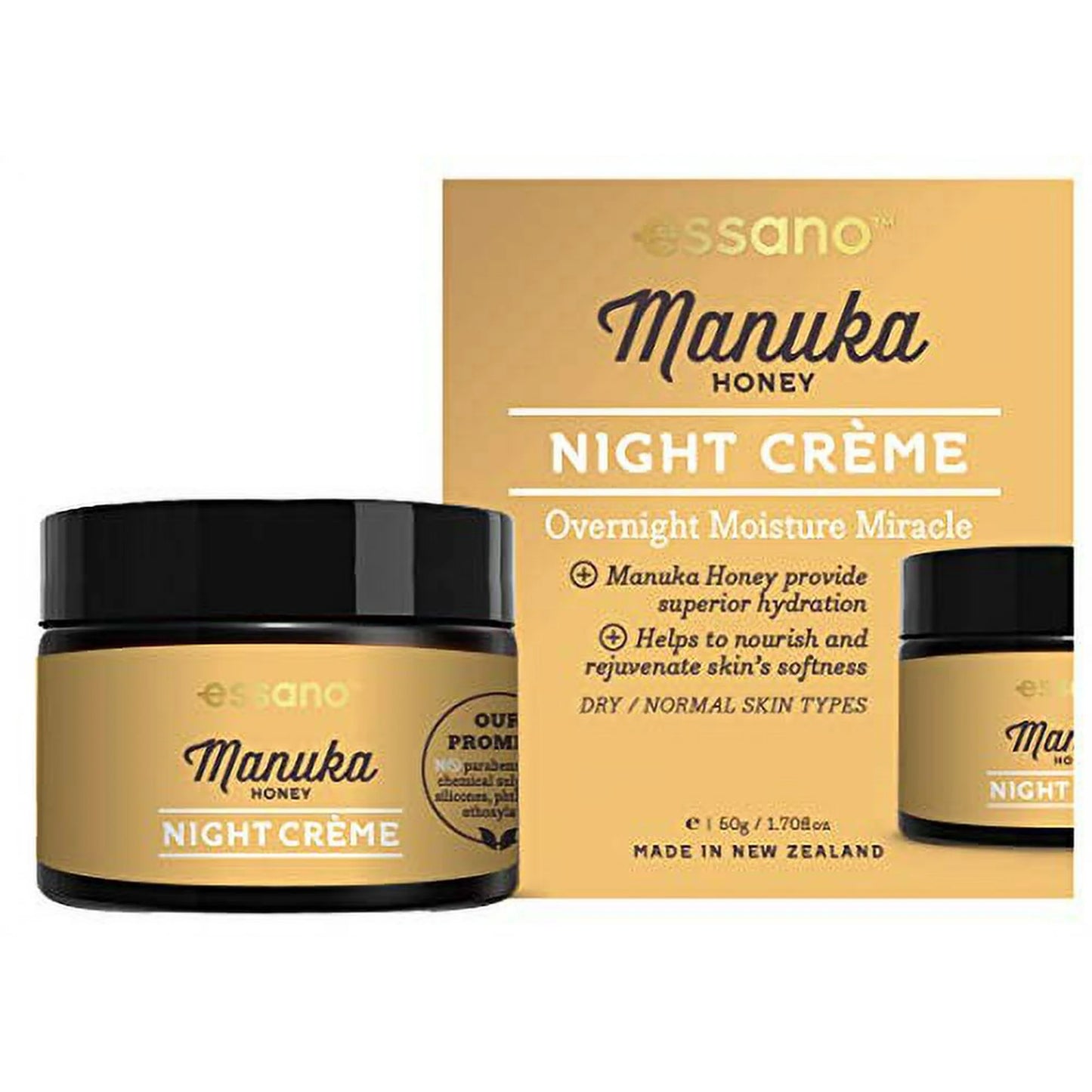 Essano™ Manuka Honey Overnight Moisture Miracle 1.7 Fl.oz - Fashions for Home