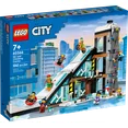 LEGO City Ski and Climbing Center 60366 Building Toy Set, 3-Level Building with a Ski Slope, 8 Minifigures and 2 Animal Figures for Imaginative Winter Sports Play, Fun Gift Idea for Kids and Ski Fans
