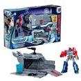 Transformers Earthspark Optimus Prime Battle Base Trailer Action Figure