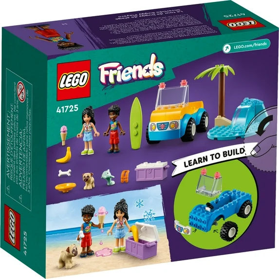 LEGO Friends Beach Buggy Fun Building Toy Set, Creative Fun for Toddlers Ages 4+, Includes 2 Mini-Dolls, a Pet Dog and Dolphin figures, a Beach Buggy Toy Car and Accessories for Creative Play, 41725 Fashions for Home