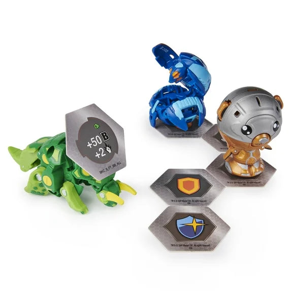 Bakugan Starter Pack 3-Pack, Ventus Trhyno, Collectible Action Figures, for Ages 6 and up Fashions for Home