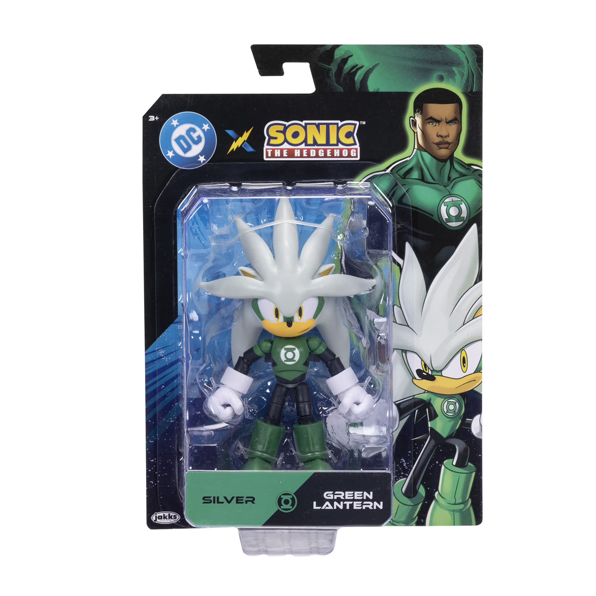 Sonic X DC Silver As Green Lantern 5 inch Action Figure Fashions for Home