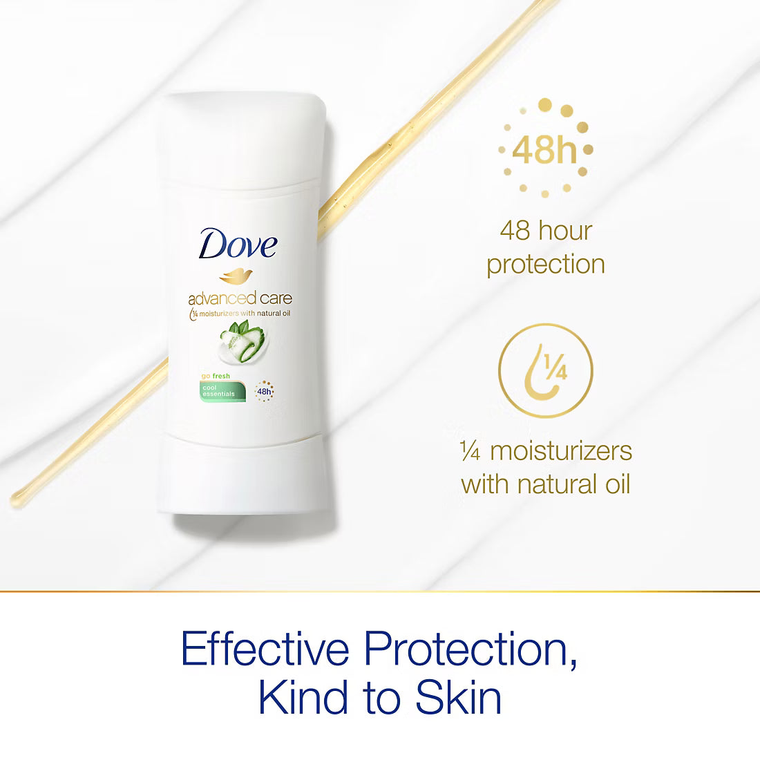 Dove Advanced Care Cool Essentials Deodorant, 4 pk. - Fashions for Home